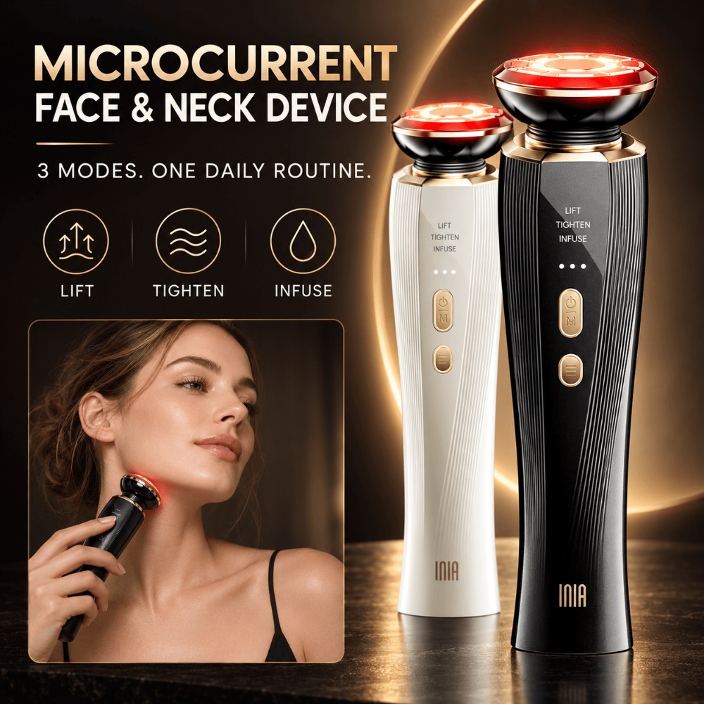 3 Mode Microcurrent Facial Dev - Skincare Glowing 评论和价格