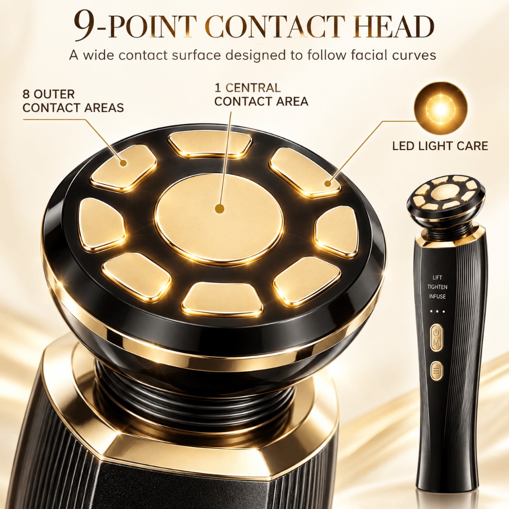 3 Mode Microcurrent Facial Dev - Skincare Glowing 评论和价格