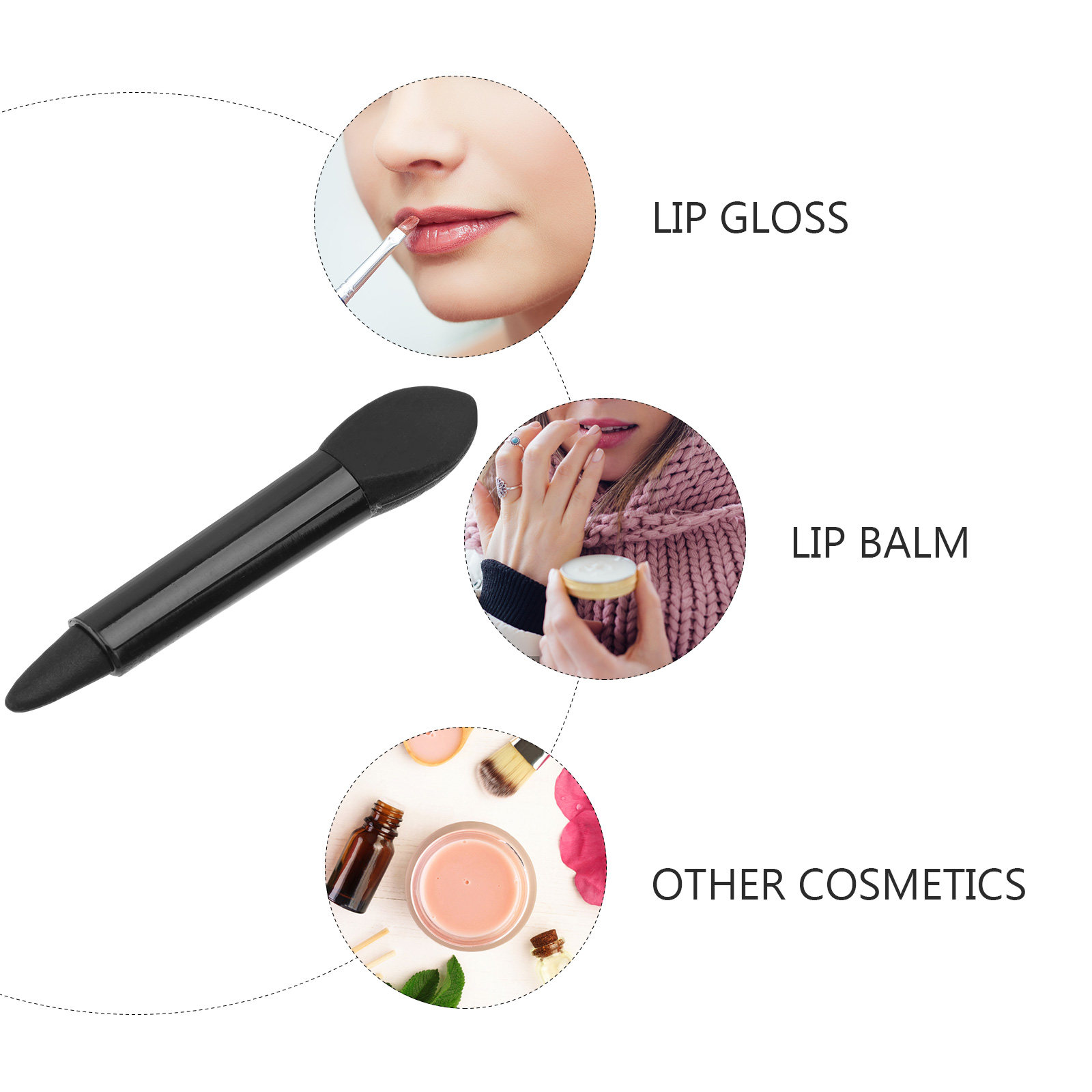 1Set Double-Ended Silicone Lip - Lip Balm 评论和价格